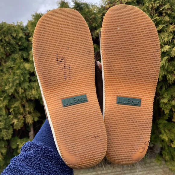 L.L. Bean Women’s Slip On Brown Suede Thong Sandals Size 11M - Picture 7 of 10